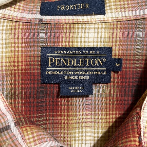 Pendleton Men's Brown Plaid Shirt - Picture 3 of 7